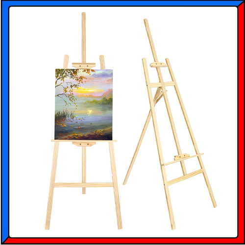 Cavalletto pittura legno - cavalletto,