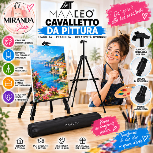 Cavalletto pittura per tela - da,